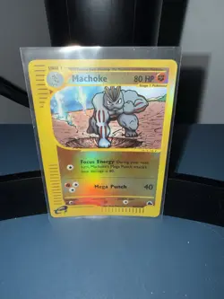 Machoke 38/144 Skyridge Reverse Holo HP Pokemon TCG Card - Image 1