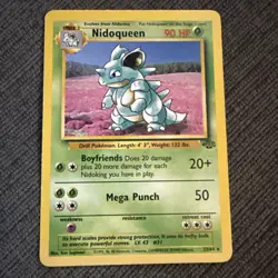 Nidoqueen Jungle Set Non-Holo Rare Pokemon Card Moderately Played 23/64 - Image 1