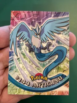 2000 Topps Pokemon Trading Cards Series 3 Articuno #144 Blue logo Vintage TCG - Image 1