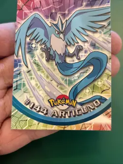 2000 Topps Pokemon Trading Cards Series 3 Articuno #144 Blue logo Vintage TCG - Image 3