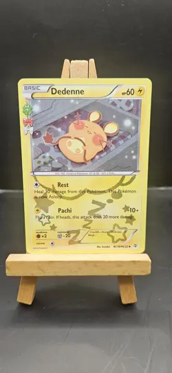 Pokemon TCG Dedenne Holo Card RC10/RC32 Generations Radiant Collection - Image 1