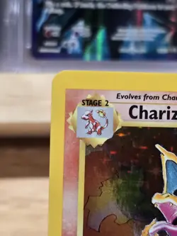 Pokemon TCG Charizard Base Set Holo Unlimited Rare Card 4/102 Nm/lp - Image 4