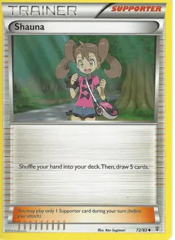72/83 Shauna Uncommon: Pokemon Trading Card Game Generations - Image 1
