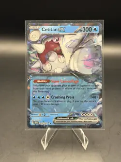 Cetitan ex 65/182 Holo Double Rare Card - Pokemon TCG - Destined Rivals - NM - Image 1