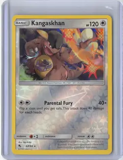 Kangaskhan - 47/68 - Reverse Holo Rare - Hidden Fates - Pokemon Card LP - Image 1