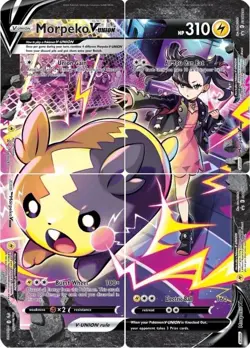 Morpeko V-UNION SWSH287 SWSH288 SWSH289 SWSH290 Pokemon Promo Cards - Image 1