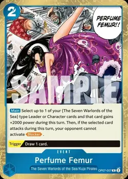 Perfume Femur OP07-057 Rare English 500 Years Future One Piece TCG Card Game - Image 1