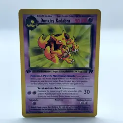 Pokemon TCG Karte - Dunkles Kadabra 1. Edition 39/82 - Team Rocket - Deutsch NM - Image 1
