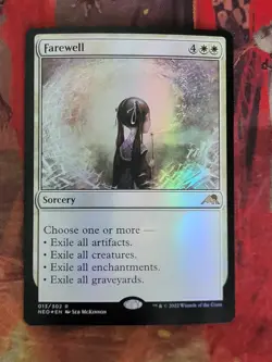 MTG Card: Farewell (Kamigawa: Neon Dynasty) FOIL - Image 1