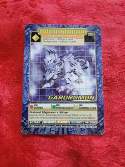 Bandai Digimon Trading Card Series 3 Garurumon Bo-136 - Image 1