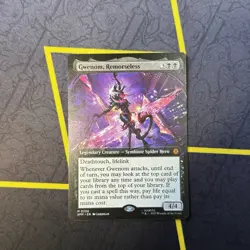 Gwenom Remorseless M 256 BORDERLESS MTG Spiderman 0256 Spider-Man ENGLISH - Image 1