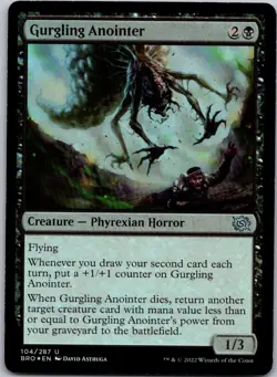 Magic the Gathering Foil Gurgling Anointer The Brothers' War MTG Free Shipping! - Image 1