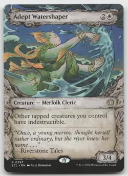 Adept Watershaper (Showcase) R Normal Lorwyn Eclipsed 297 NM - Image 1