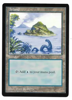 ISLAND & Mountain Basic Land Arena OVERSIZED 6x9 MTG Magic the Gathering NM/M - Image 2