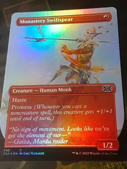 Monastery Swiftspear Borderless FOIL, D Masters 2022 , NM , MTG, FREE SHIPPING - Image 3