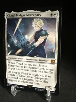 Cloud, Midgar Mercenary MTG Mythic Rare Magic: The Gathering Final Fantasy - Image 2