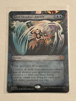 MTG Glen Elendra's Answer - Showcase Foil - Lorwyn Eclipsed #306 - Image 1