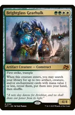 1x MTG Brightglass Gearhulk - Aetherdrift Mythic! NM Mint! - Image 1