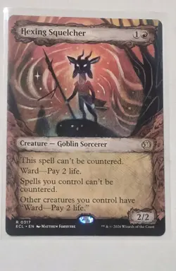 Hexing Squelcher Showcase - Lorwyn Eclipsed 2026 - N/M - MTG Magic The Gathering - Image 1
