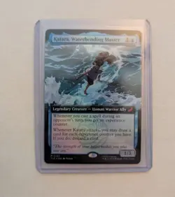 Magic The Gathering Katara, Waterbending Master TLE 0180 M NM FOIL Extended Art - Image 2