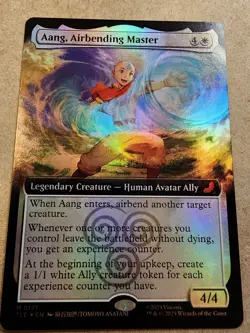 Aang, Airbending Master - #0171 Foil Extended Art - Avatar - Mtg - Image 1