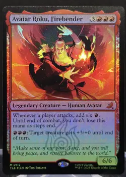 Avatar Roku, Firebender #112 Avatar: The Last Airbender Foil Mythic - Image 1