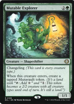 Mutable Explorer Lorwyn Eclipsed regular NM 186 - Image 1