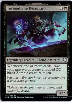 Tormod, the Desecrator U Commander Legends 155 NM Foil Magic - Image 1