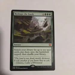 WOTC MtG Commander Legends Reshape the Earth (MR) NM - Image 1
