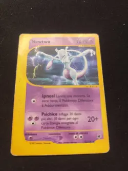 Carta Pokemon PSA MEWTWO 56/165 SET EXPEDITION ITA 2002 NON HOLO BGS Vintage Old - Image 4
