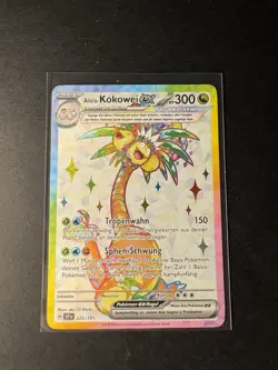 Alola-Kokowei Ex 225/191 Sturmische Funken Deutsch NM Pokemon - Image 1