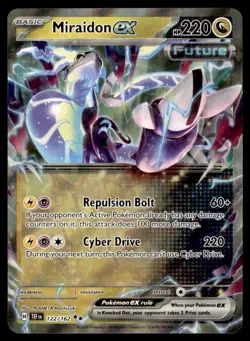 Miraidon ex 122/162 Double Rare Temporal Forces Pokemon Near Mint - Image 1