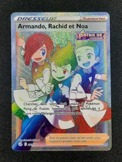 Carte Pokemon : Armando, Rachid & Noa Rainbow 2021 Poing De Fusion 273/264 NM Fr - Image 1