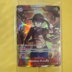 One Piece TCG Monkey D Luffy ST10-006 SR Treasure Booster Set Promo SEALED - Image 1