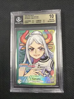 2024 One Piece Wings of the Captain YAMATO #OP06-022 Alt Art 💎 BGS 10 Pristine - Image 1