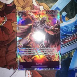 One Piece King OP01-096 Romance Dawn Pre Errata English Near Mint - Image 1