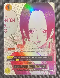 One Piece Card Game You’ll Frighten Me Alternate Art Card OP14-118 English R ALT - Image 1