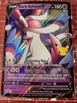 Dark Sylveon V SWSH134 SWSH: Sword & Shield Promo Cards Holo - Image 1