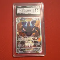 CGC 10 GEM MINT Lucario VSTAR SWSH291 Sword & Shield Full Art Promo Card Holo - Image 1