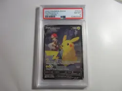 PSA 8 Pikachu V TG16 Lost Origin Pokemon Card - Image 1