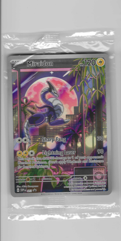 Pokemon TCG Miraidon Black Star Promos SVP 013 Holo Promo Card Sealed #SVP013 - Image 1