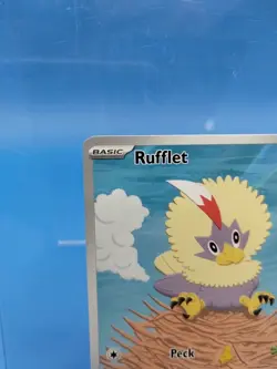 Pokemon Card Rufflet Illustration Black Bolt SV10.5 Rare 154/086 NM Condition - Image 3