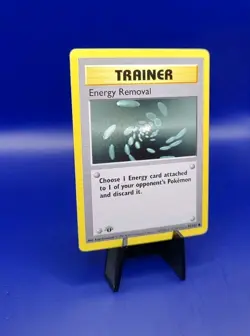 Energy Removal 92/102 1st Edition Shadowless Base Set Pokemon Card WOTC 1999 NM - Image 2