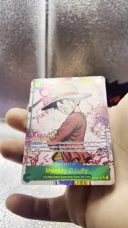 Monkey D Luffy Alt Art (SEC) OP13-118 Carrying On His Will One Piece TCG CARD - Image 2