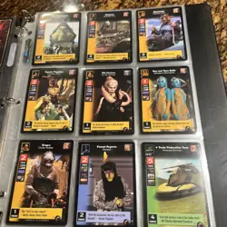 Star Wars - Young Jedi - CCG Card Game Card LOT 87 Cards In Album Unplayed Lot - Image 2