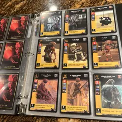 Star Wars - Young Jedi - CCG Card Game Card LOT 87 Cards In Album Unplayed Lot - Image 3