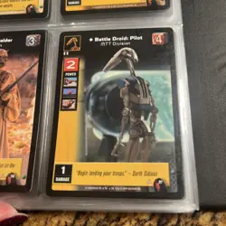 Star Wars - Young Jedi - CCG Card Game Card LOT 87 Cards In Album Unplayed Lot - Image 5