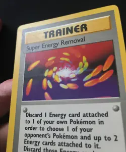 Super Energy Removal 79/102 Base Set Wizards RARE Pokemon Card 1999 WOTC LP - Image 4