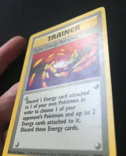 Super Energy Removal 79/102 Base Set Wizards RARE Pokemon Card 1999 WOTC LP - Image 5