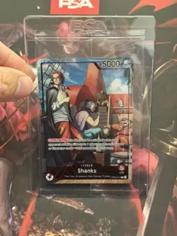 Shanks (PSA Magazine Promo) OP09-001 One Piece Promo Card Foil SEALED BRAND NEW - Image 1
